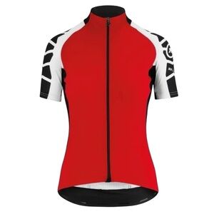 Assos SS Laalalai Cycling Jersey_Evo7 Lady red white black XL like new condition